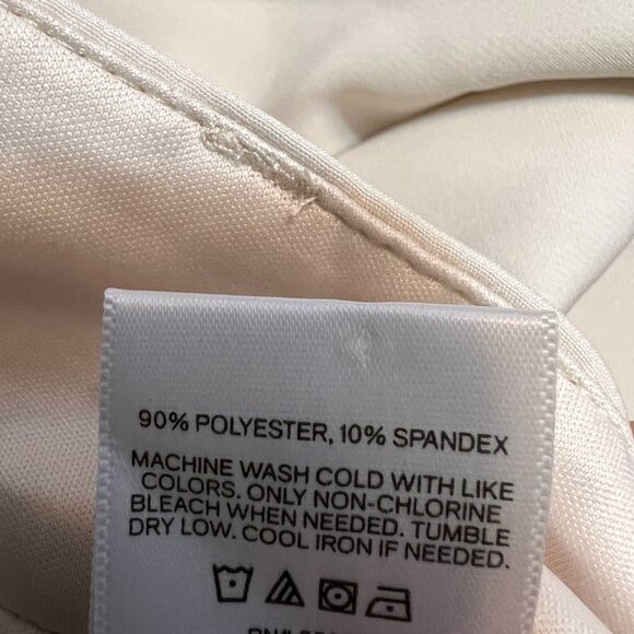 Express Women's 12R High Rise Ankle Dress Pants Beige Tan - Picture 9 of 12